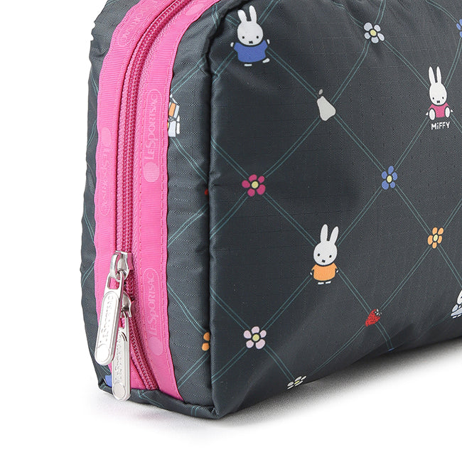 Xl Rectangular Cosmetic In Miffy Orchard Green/Pink - 46321353031982