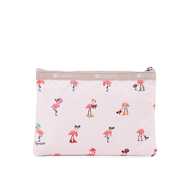 3-Zip Cosmetic In Flamingo Party - 45450176528686