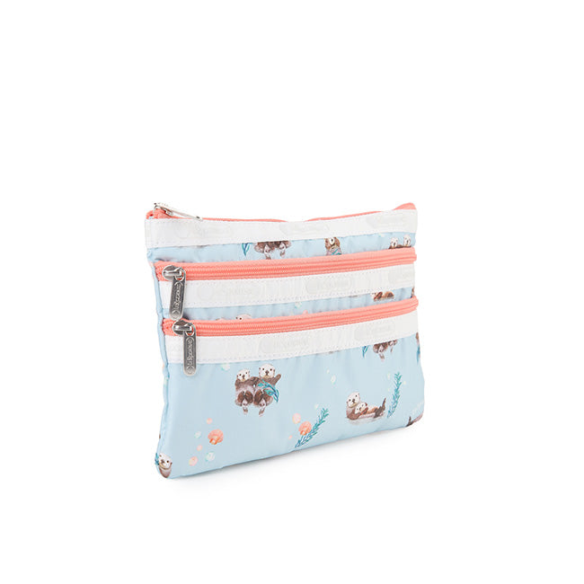 3-Zip Cosmetic In Floating Sea Otters - 45450210607406