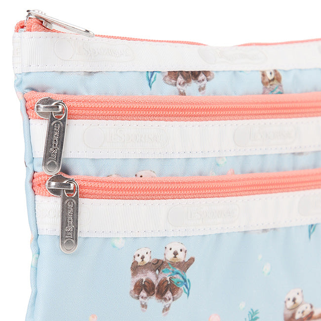 3-Zip Cosmetic In Floating Sea Otters - 45450210672942