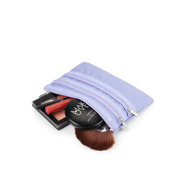 3-Zip Cosmetic In Periwinkle Dream - 45450269262126