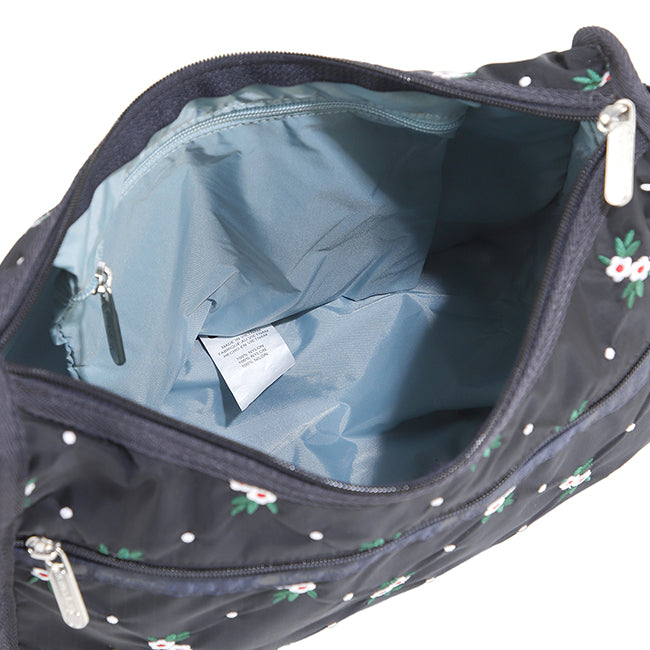 Classic Hobo In Floral Lattice Emb - 46321356112174