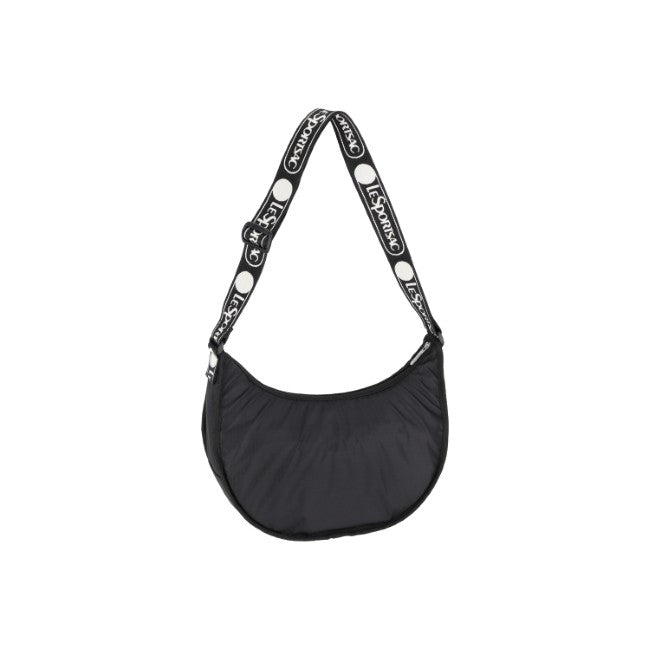 LeSportsac Unisex Everyday Hobo In Logo Jacquard Black - 42627907813678