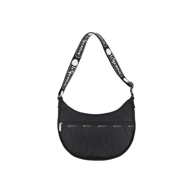 LeSportsac Unisex Everyday Hobo In Logo Jacquard Black - 42627907911982