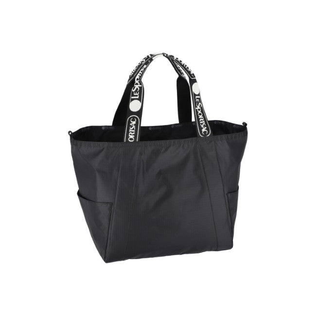 LeSportsac Unisex E/W Reversible Pkt Tote In Logo Jacquard Black T - 42627909419310