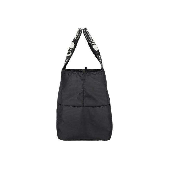 LeSportsac Unisex E/W Reversible Pkt Tote In Logo Jacquard Black T - 42627909484846