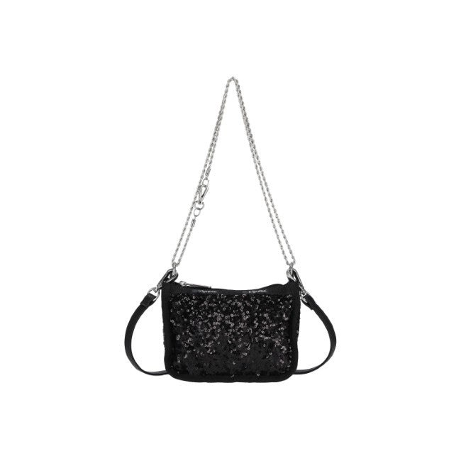 2Way Chain Mini Bag In Cosmic Black - 42466267300142