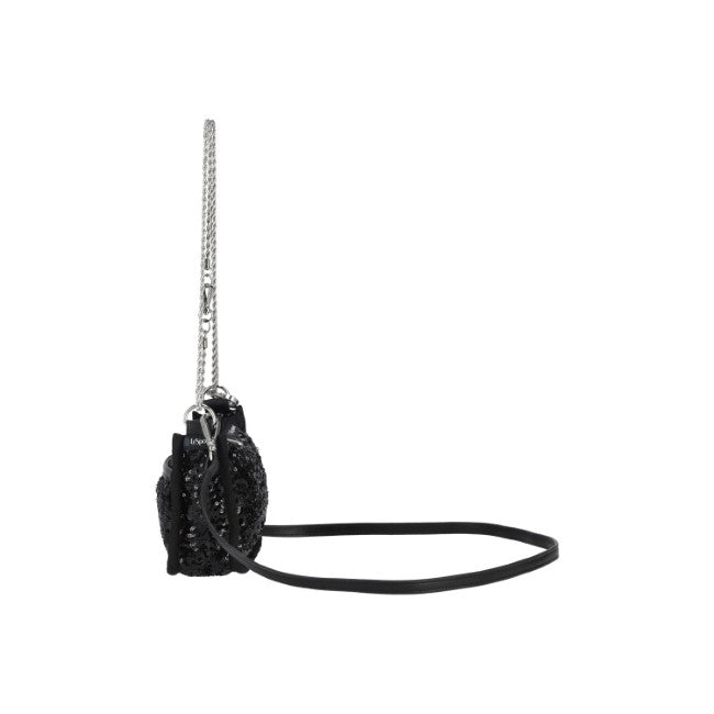 2Way Chain Mini Bag In Cosmic Black - 42466267398446