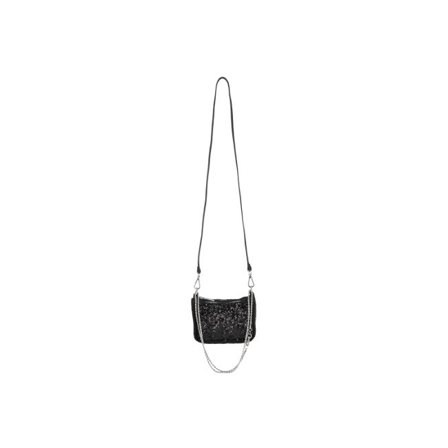 2Way Chain Mini Bag In Cosmic Black - 42466267463982