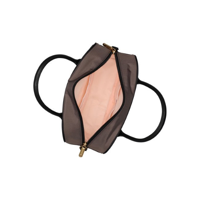LeSportsac Unisex Square Th Crossbody In Uptown Dark Choco/Blk - 42627909648686