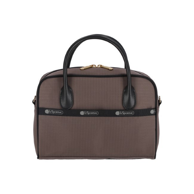 LeSportsac Unisex Square Th Crossbody In Uptown Dark Choco/Blk - 42627909714222