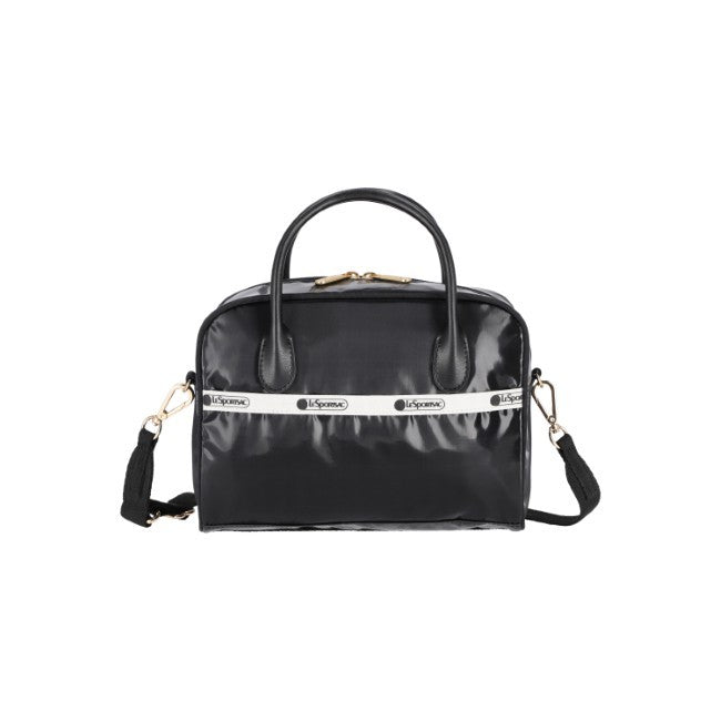 LeSportsac Unisex Square Th Crossbody In Uptown Blkshine/Blk2 - 42627909222702