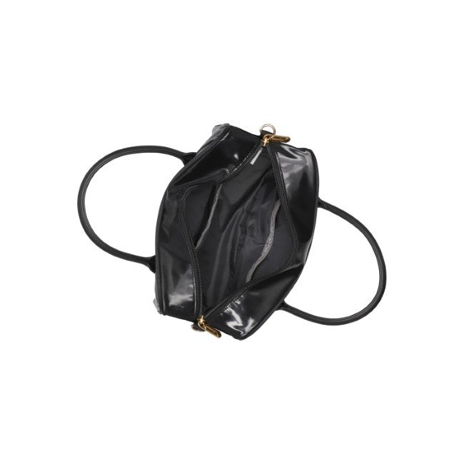 LeSportsac Unisex Square Th Crossbody In Uptown Blkshine/Blk2 - 42627909288238
