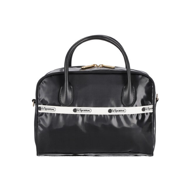 LeSportsac Unisex Square Th Crossbody In Uptown Blkshine/Blk2 - 42627909353774