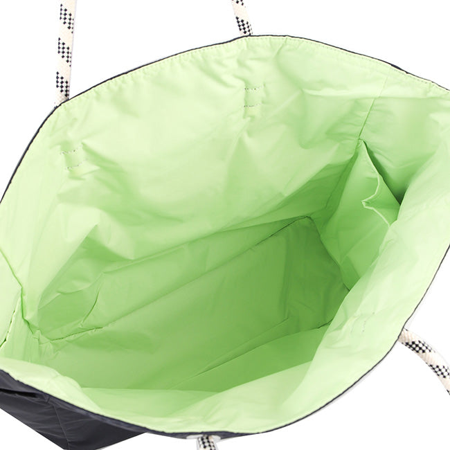 Large 2 Way Tote In 2Way Deep Sea Blue/Lime - 45204807680302