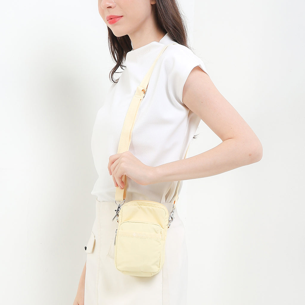 Mini Phone Bag In Lemon Meringue - 42129369956654