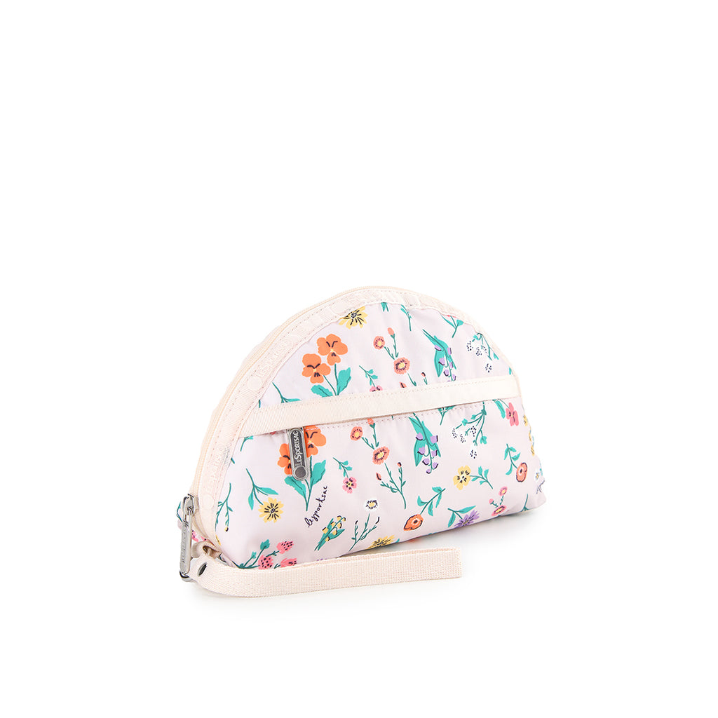 2-Zip Wristlet In Tossed Wildflowers - 42129376379182