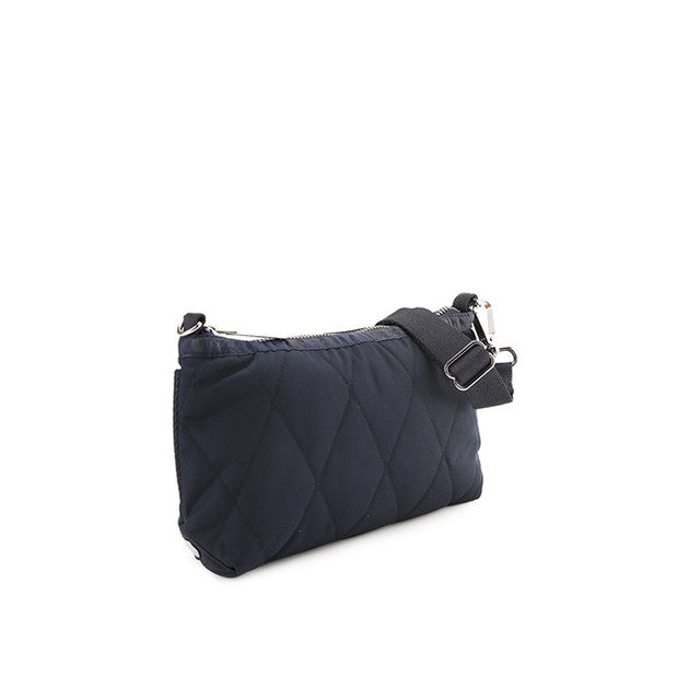 Quilt Clutch In Navy Blue Quilt - 42071632970030