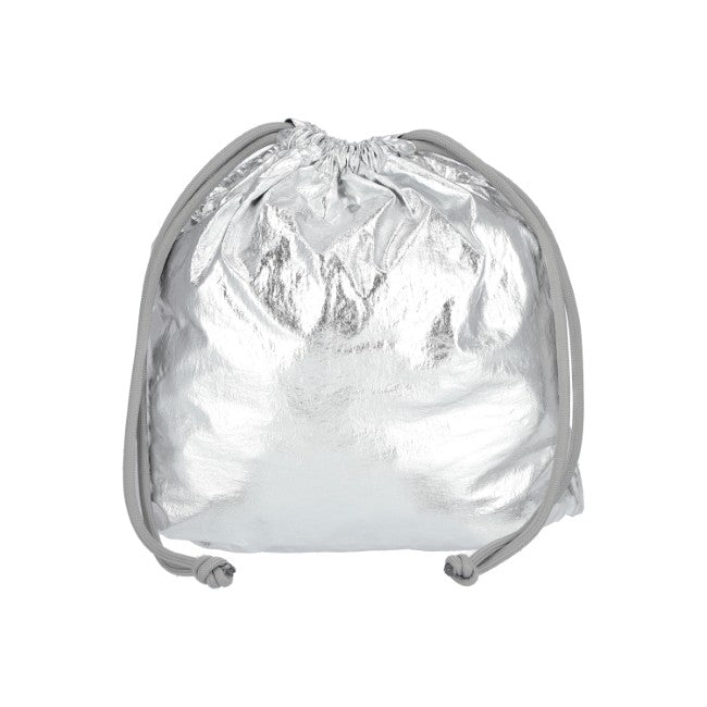 Sm Net Shoulder Bag In Fish Net Silver Foil - 42466268774702
