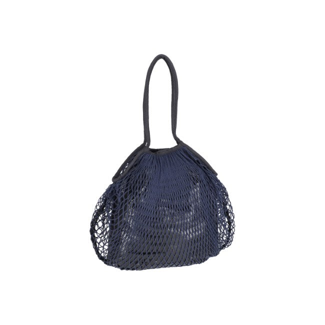 Med Net Tote Bag In Fish Net Black Foil - 42466268381486