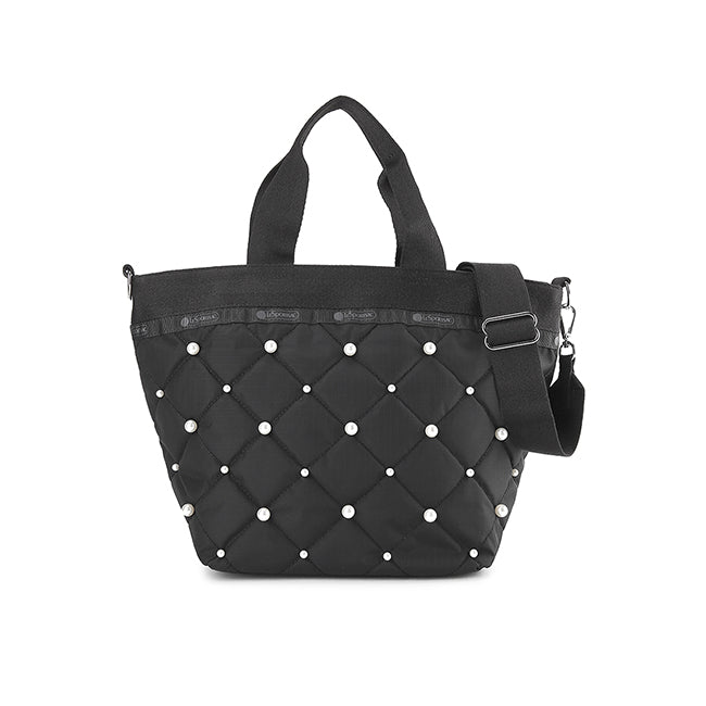 Bucket Tote W Pearls2 In Midnight Pearl - 42424516870446