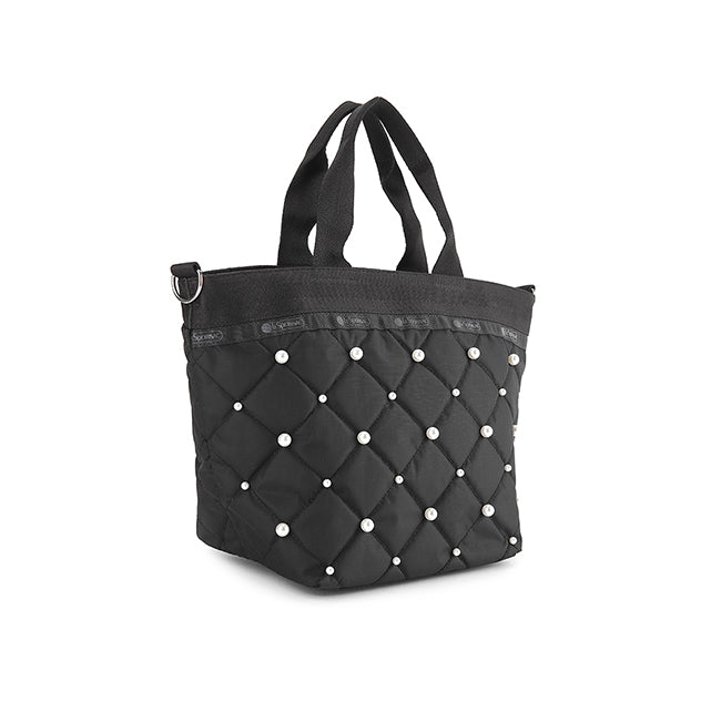 Bucket Tote W Pearls2 In Midnight Pearl - 42424516903214