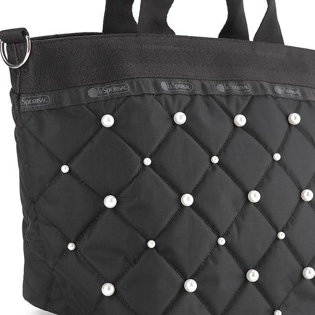 Bucket Tote W Pearls2 In Midnight Pearl - 42424516968750