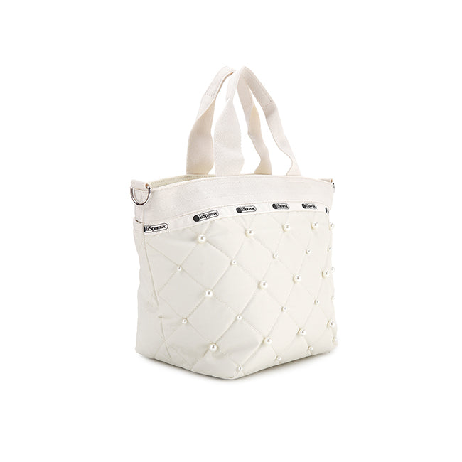 Bucket Tote W Pearls2 In Starlight Pearl - 42424517460270