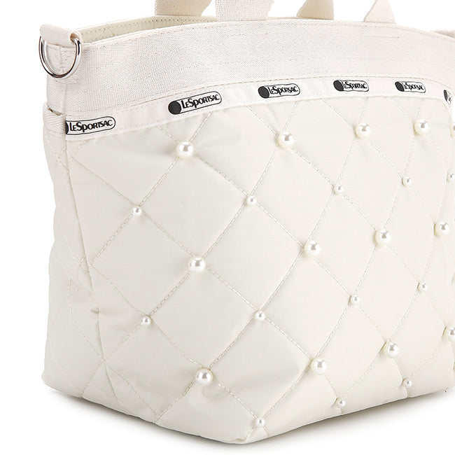 Bucket Tote W Pearls2 In Starlight Pearl - 42424517525806