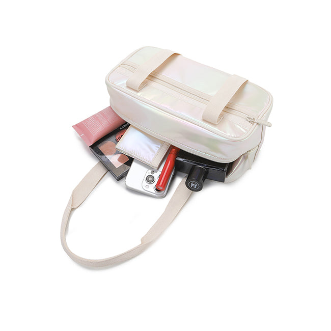 Gradient E/W Handbag In Pearlized Gradient Shine - 42371230761262