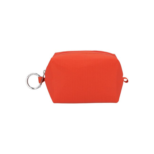 Small Zip Pouch In Autumn Orange