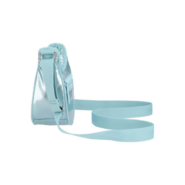 Mini Hobo Crossbody In Aqua Blue Shine - 45055205015854