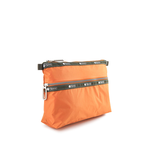 Essential 2 Zip Pouch In Pw Flame Orange C1 - 42385205592366