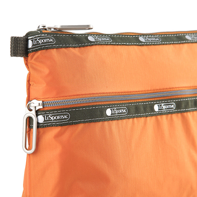 Essential 2 Zip Pouch In Pw Flame Orange C1 - 42385205788974