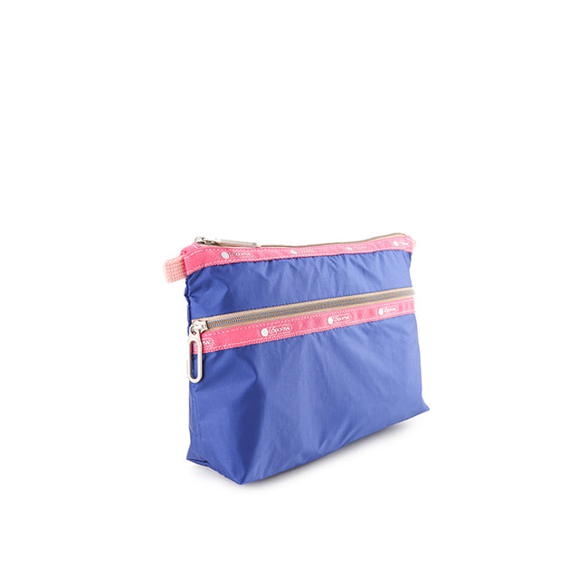 Essential 2 Zip Pouch In Pw Dazzling Blue C1 - 42385206870318