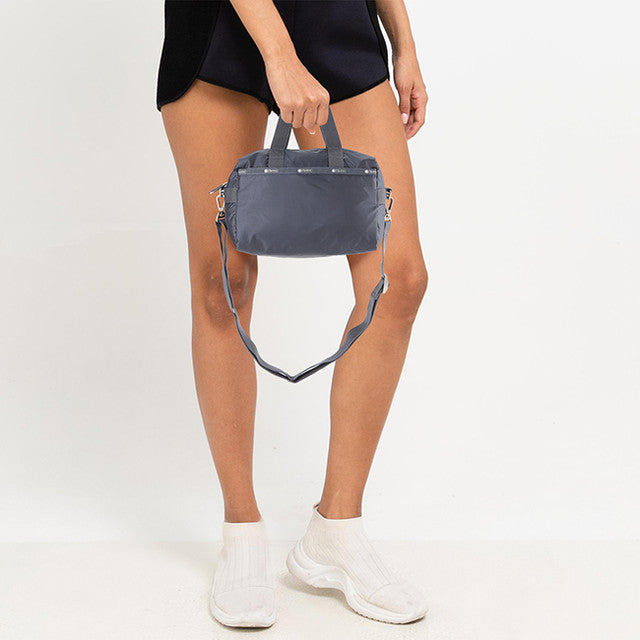 Small Uptown Satchel In Shadow Grey C - 42071662985518