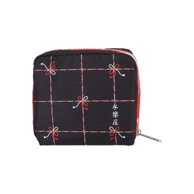 LeSportsac Unisex Pouch Med Square Cosmetic In Japanese Art Dog - 44039210336558