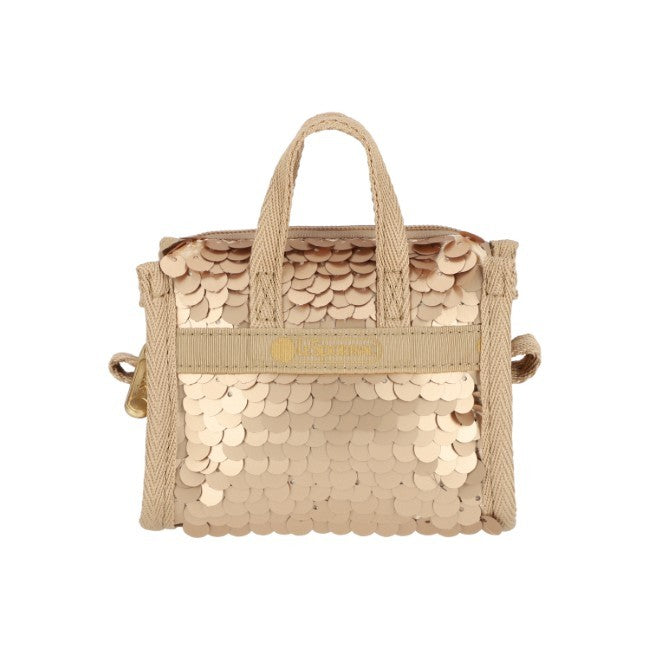 LeSportsac Unisex Sequin Micro Bag In Matte Champagne Sequin - 42627924459822