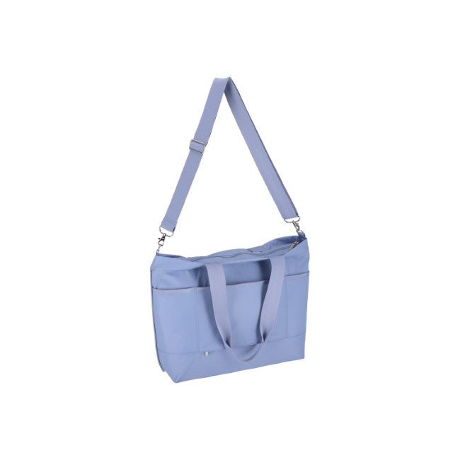 LeSportsac Unisex Carryall Zip Tote In Slate Blue - 42627925803310