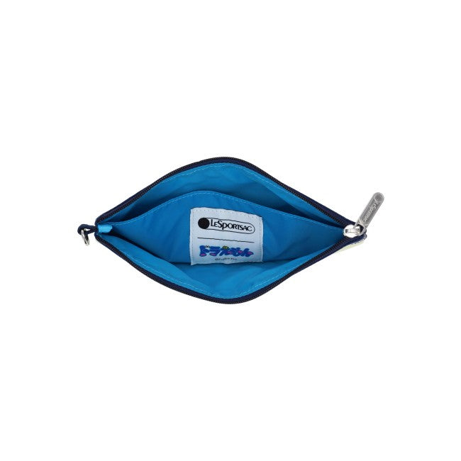 Wristlet Pouch W/ Round C In Doraemon With Meow - 46427960017198