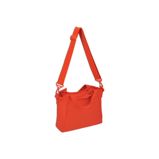 Sm Double Top Handle Hobo In Autumn Orange - 46427957526830