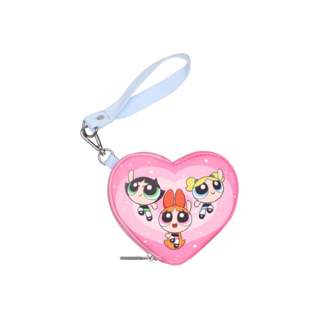 LeSportsac Unisex Pouch Heart Wristlet In Ppg Pink Heart - 44842209083694