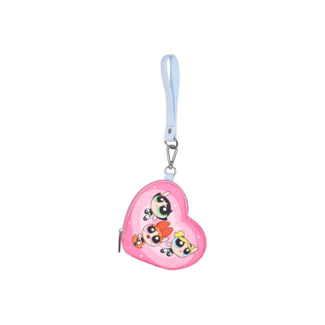 LeSportsac Unisex Pouch Heart Wristlet In Ppg Pink Heart - 44842209214766