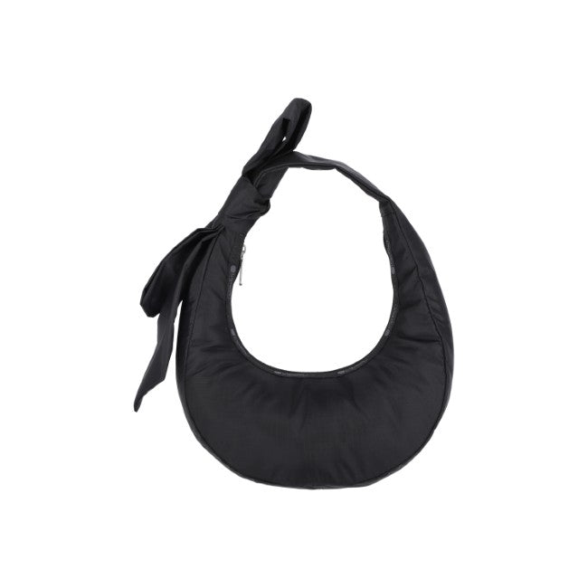 LeSportsac Unisex Bags Bow Crescent Shoulder In Black Bows - 44039248249134