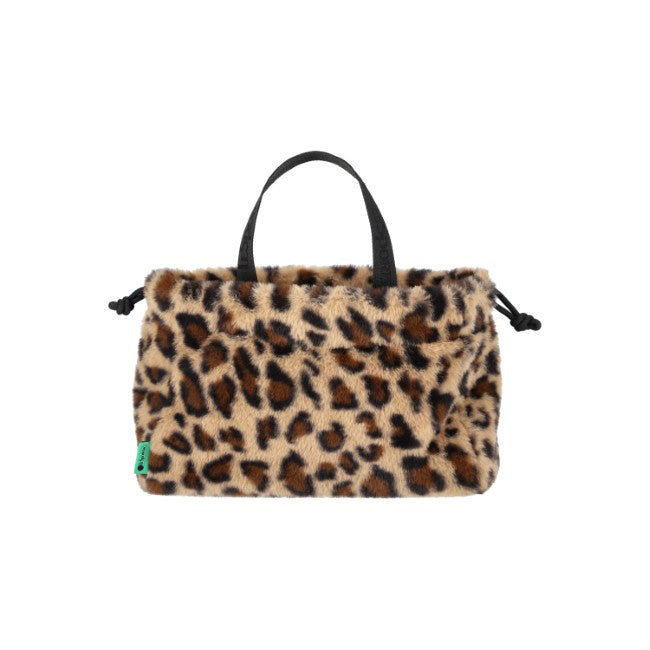 LeSportsac Unisex Bags Fur Drawstring Tote In Leopard Fluffy Fur - 44039270924590