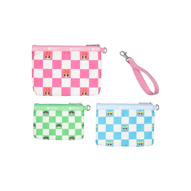 LeSportsac Unisex Pouch Wristlet Pouch Set In Ppg Wristlet - 44842208264494
