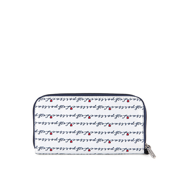Tech Wallet Wristlet In Marine Logo Border - 42385209164078