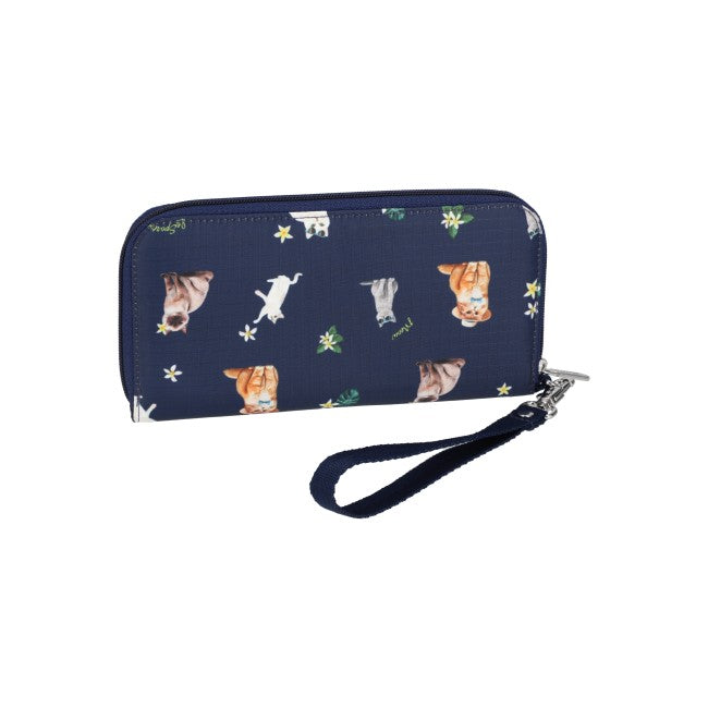 Tech Wallet Wristlet In Tropical Meow Cat - 45055205703982