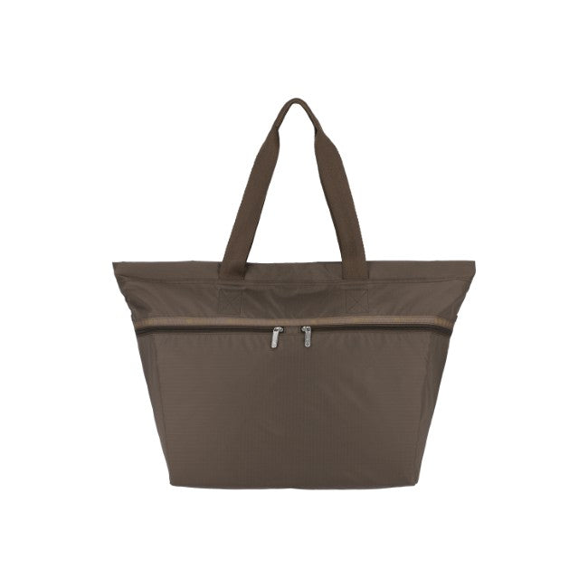 LeSportsac Unisex Carlin Zip Top Tote Bag In Dark Chocolate - 42627926851886