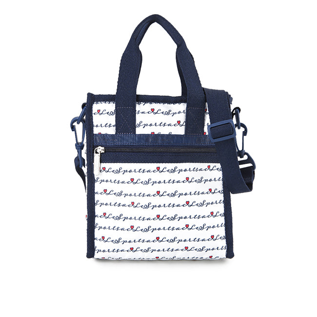 Mini N/S Tote In Marine Logo Border - 42385209753902
